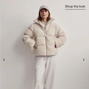 Varley Wilkins Coat Jacket Shearling XS $248